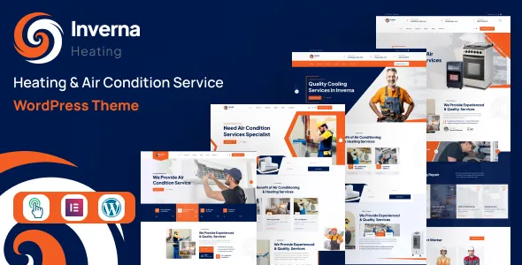 Inverna - Heating & Air Condition Service WordPress Theme 1 Inverna Heating & Air Condition Service WordPress Theme