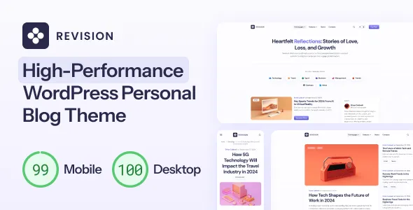 Revision – Optimized Personal Blog WordPress Theme 1 Revision – Optimized Personal Blog WordPress Theme