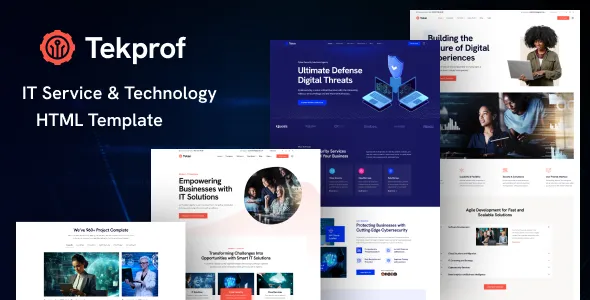 Tekprof - IT Solution & Technology Elementor WordPress Theme 1 Tekprof IT Solution and Technology