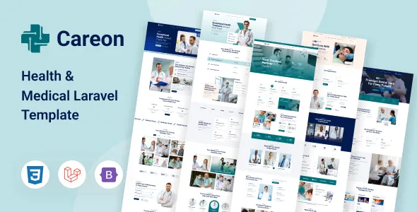 Careon - Health & Medical Laravel 12 Template 1 Careon Health Medical Laravel 12 Template