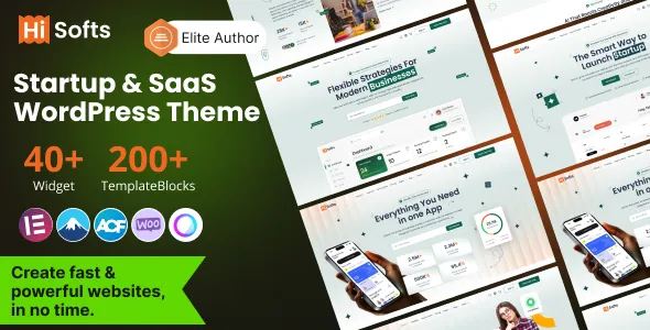 Hisofts - Startup & SaaS WordPress Theme 1 Hisofts Startup SaaS WordPress Theme