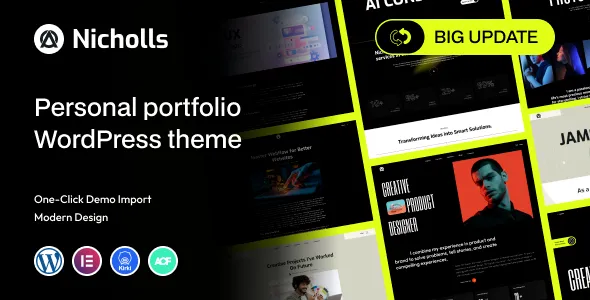 Nicholls - Multipurpose Personal Portfolio WordPress Theme 1 Nicholls - Multipurpose Personal Portfolio WordPress Theme