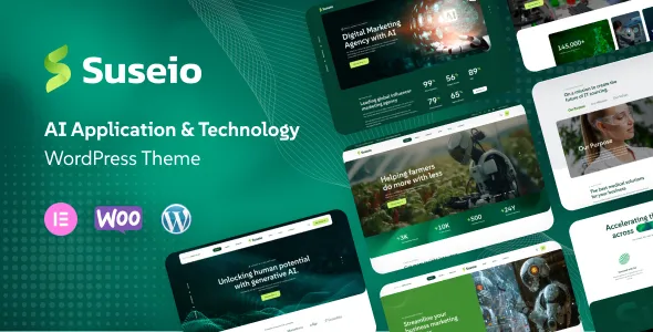 Suseio - AI Application & Technology WordPress Theme 1 Suseio - AI Application & Technology WordPress Theme
