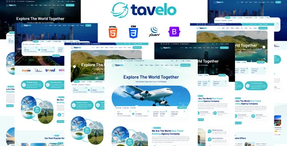 Tavelo - Travel Booking HTML5 Template 1 Tavelo Travel Booking HTML5 Template