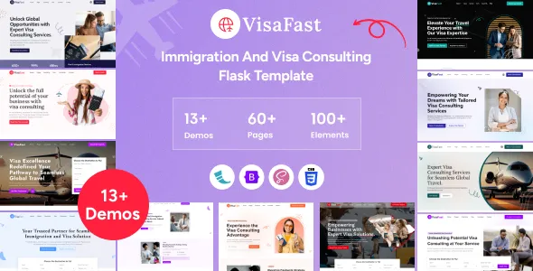 Visafast - Flask Immigration and Visa Consulting Template 1 Visafast Flask Immigration Visa Consulting Template