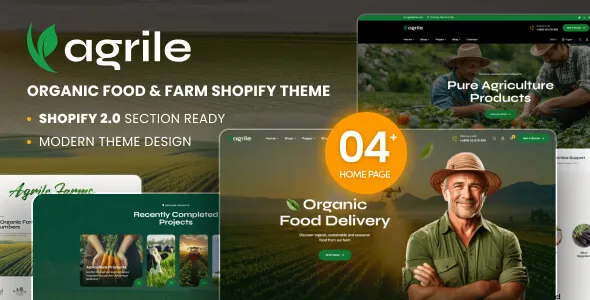 Ap Agrile - Organic Food & Farm Shopify Theme 1 Ap Agrile - Organic Food & Farm Shopify Theme