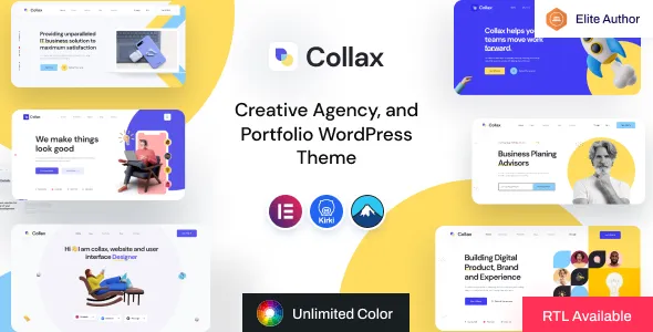 Collax - Creative Agency WordPress Theme 1 Collax - Creative Agency WordPress Theme