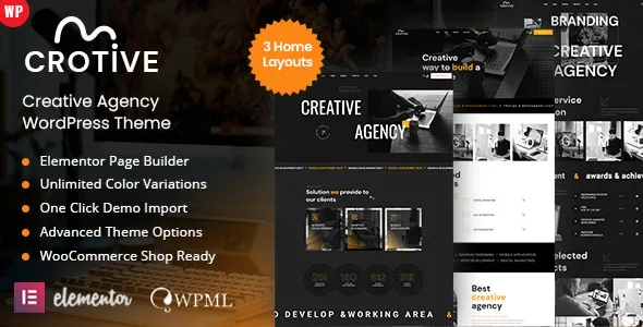 Crotive - Agency WordPress Theme 1 Crotive - Agency WordPress Theme
