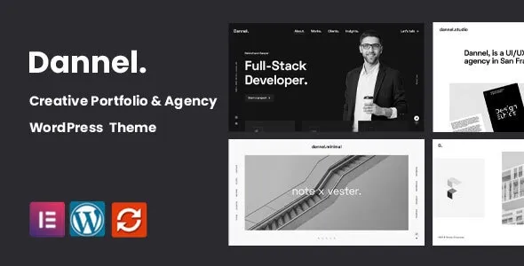 Dannel - Creative Portfolio & Agency WordPress Theme 1 Dannel - Creative Portfolio & Agency WordPress Theme