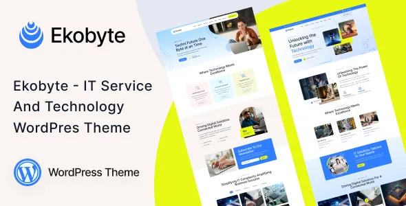 Ekobyte - IT Service & Technology WordPress Theme 1 Ekobyte IT Service Technology WordPress Theme