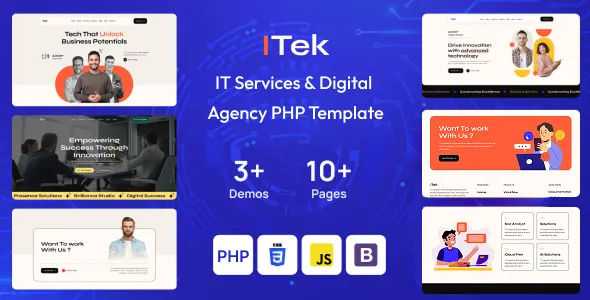 ITek - IT Services & Digital Agency PHP Template 1 ITek - IT Services & Digital Agency PHP Template
