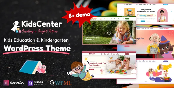 KidsCenter - Kindergarten and Kid Care Education WordPress Theme 1 KidsCenter - Kindergarten and Kid Care Education WordPress Theme