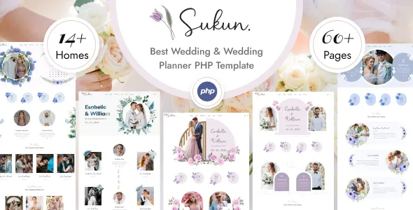 Sukun - Wedding & Wedding Planner PHP Template 1 Sukun Wedding Wedding Planner PHP Template