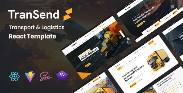 TranSend - Transport & Logistics React Template 1 TranSend - Transport & Logistics React Template