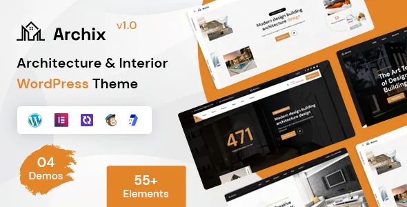 Archix - Architecture & Interior WordPress Theme 1 Archix - Architecture & Interior WordPress Theme