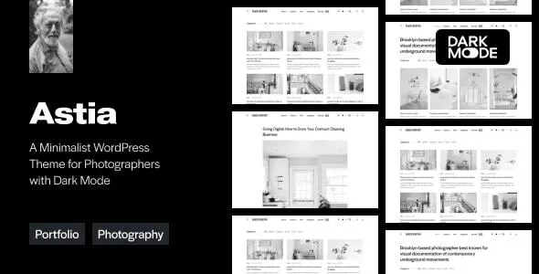 Astia - Minimal Portfolio WordPress Theme for Photographers 1 Astia - Minimal Portfolio WordPress Theme for Photographers