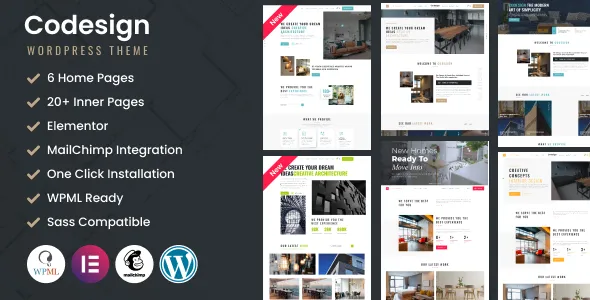 CoDesign - Architect & Interior WordPress Theme 1 CoDesign - Architect & Interior WordPress Theme