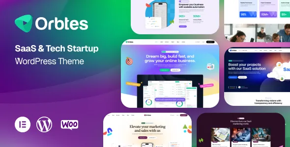 Orbtes - SaaS & Tech Startup WordPress Theme 1 Orbtes - SaaS & Tech Startup WordPress Theme