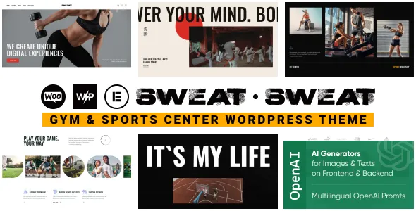 Sweat - Ftiness & Sports Center WordPress Theme 1 Sweat - Ftiness & Sports Center WordPress Theme