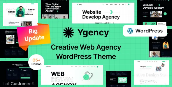 Ygency - Web Design Agency Elementor WordPress Theme 1 Ygency - Web Design Agency Elementor WordPress Theme