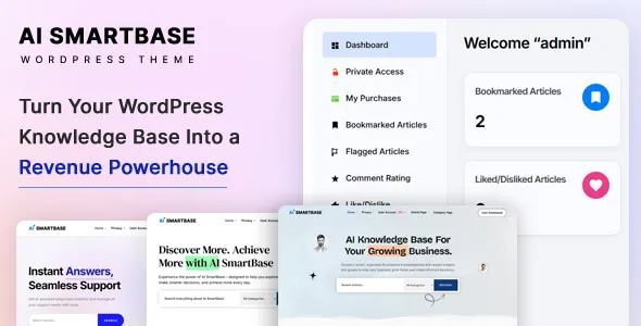 AI SmartBase – Create, Monetize & Grow Your WP Knowledge Base 1 AI SmartBase – Create, Monetize & Grow Your WP Knowledge Base